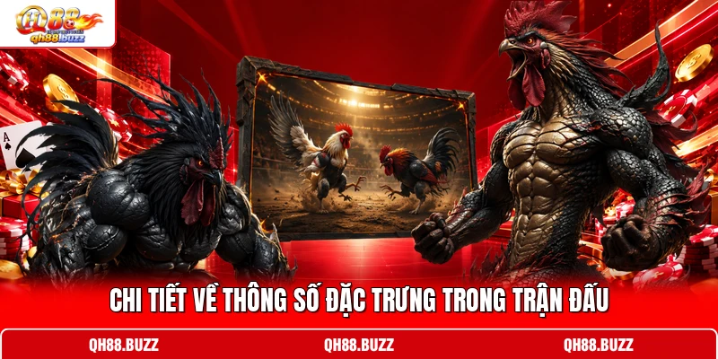 Chi tiết về thông số đặc trưng trong trận đấu
