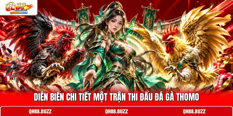 Diễn biến chi tiết một trận thi đấu đá gà Thomo