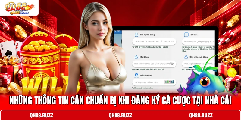 Những thông tin cần chuẩn bị khi đăng ký cá cược tại nhà cái
